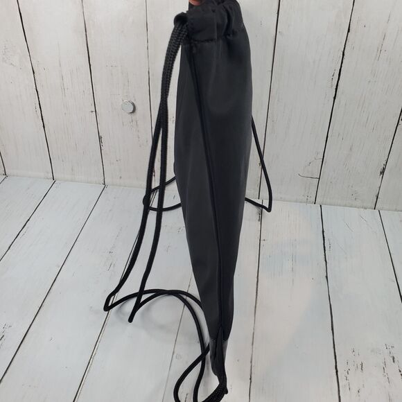 Rebecca Minkoff Small Nylon Backpack Black Drawstring Lightweight - Picture 3 of 14